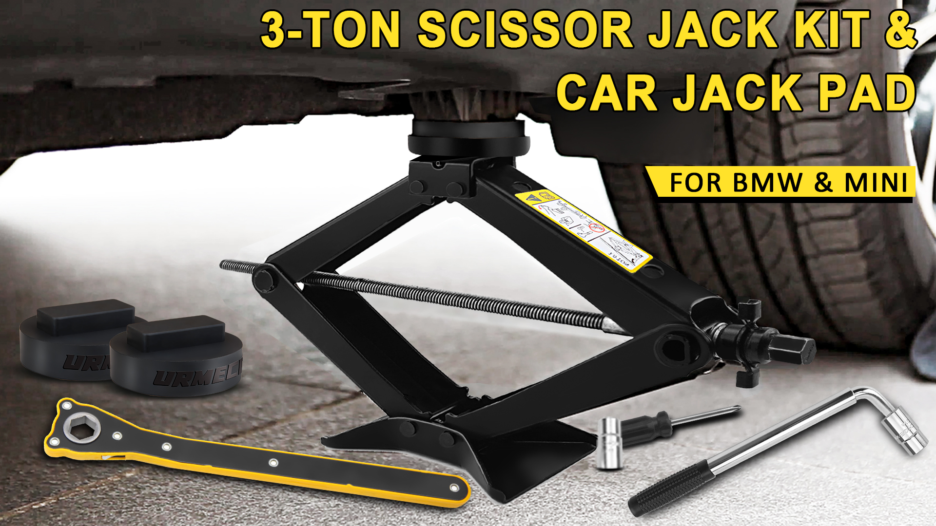 Amazon.com: URMECCH 3-Ton Scissor Jack Kit for BMW & MINI with